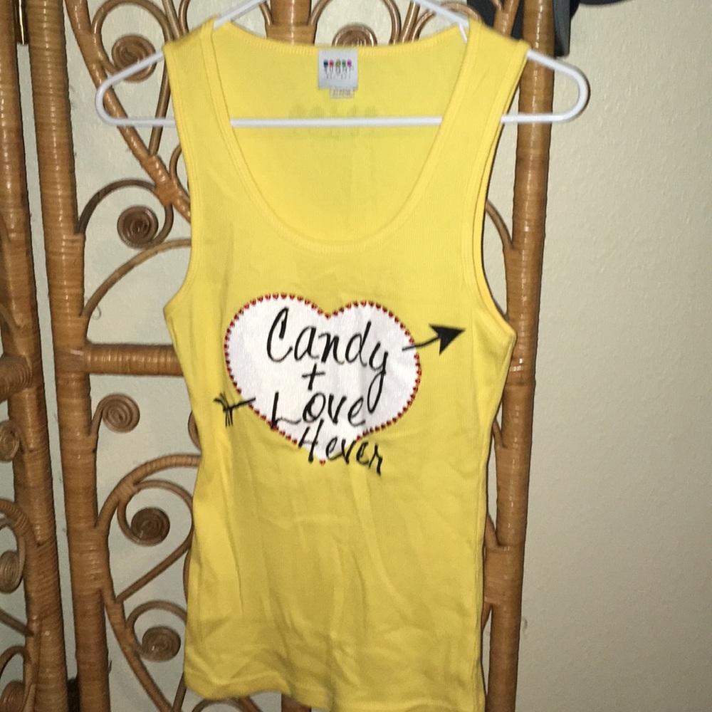 Yellow tank top